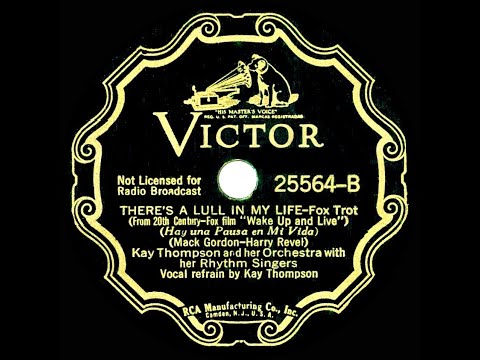 1937 Kay Thompson - There’s A Lull In My Life
