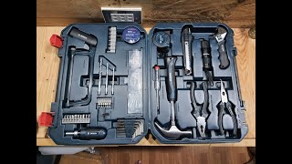 Unboxing Bosch 108 pcs Multi-function Household Set from Lazada