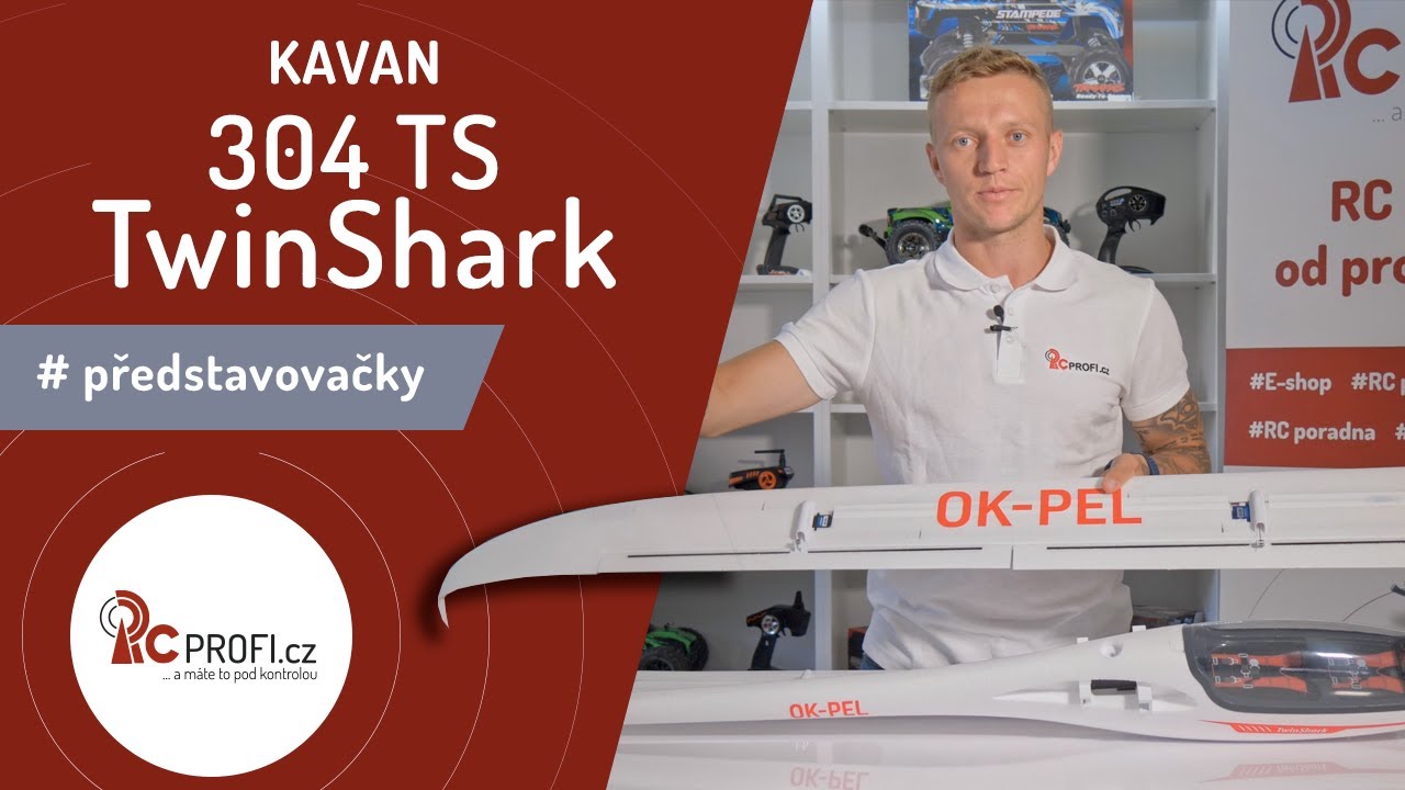 RC letadlo KAVAN 304TS TwinShark 2700mm - ARF