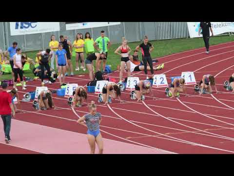 100m [Ž], B-FINALE, Eva Mačković - Međunarodni miting Novo Mesto 2019
