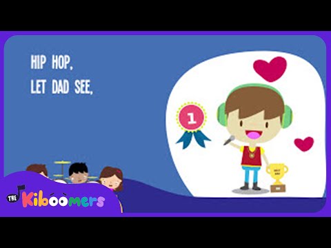Hip Hop Father's Day Rock Song for Kids | Father's Day Songs for Children | The Kiboomers