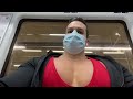 PEC BOUNCING in the train | Public MUSCLE show