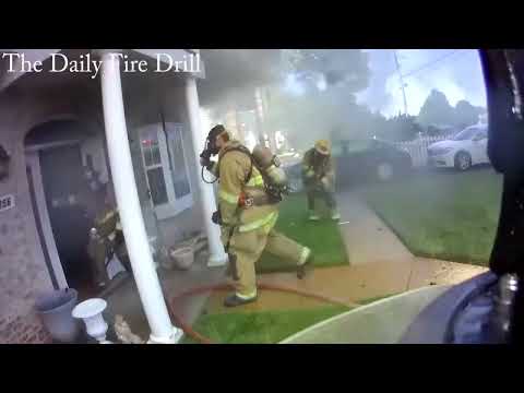 Firefighter POV Helmet Cam: Inside the Intense Battle Against a Working Fire