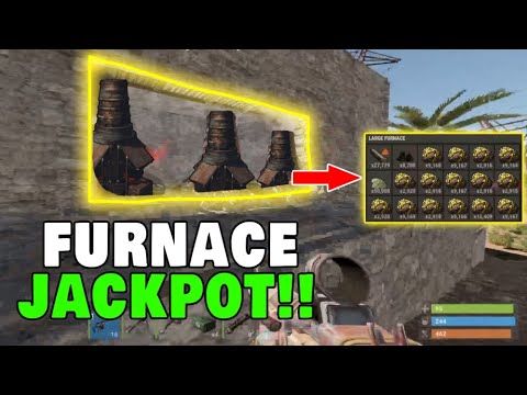 Raiding ONE stone wall INTO a SUPER RICH FURNACE base (Massive Jackpot!)