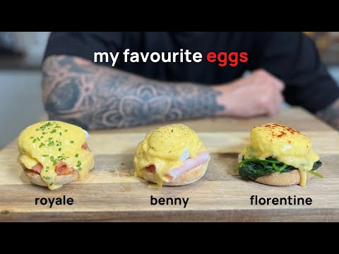 What's the difference between Eggs Benedict, Eggs Royale and Eggs Florentine?