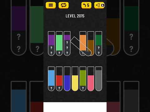 【Water Sort Puzzle】 Level 2015