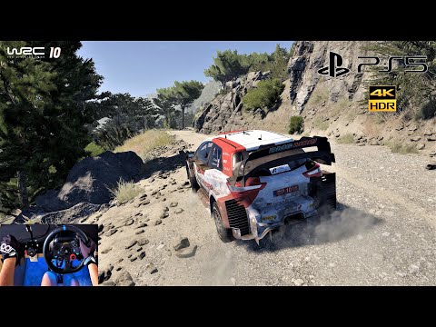 WRC 10 PS5 - This Stage is Crazy! | Toyota Yaris (Logitech G29 Gameplay)