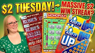 💥PROFIT💥 $2 Tickets BIG WIN! 💥 Rubies, Monopoly & Add It Up! ILLINOIS LOTTERY 