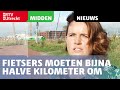 Gemeente verplaatst fietspad en nu moeten fieters bijna een halve kilometer om [RTV Utrecht]