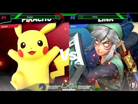 Guppi (Pikachu/Mario) vs Himo (Link) - Smash Ultimate @ LXG 9