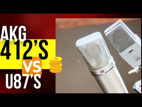 70's AKG C412's compared to 70's Neumann U87's on Drums