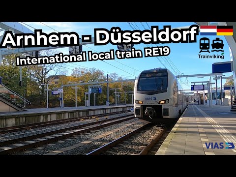 Arnhem, The Netherlands - Düsseldorf, Germany via Oberhausen & Duisburg RE19, a great local train