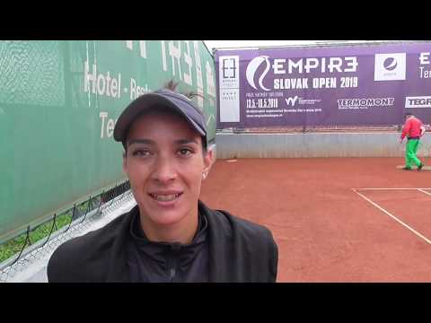 EMPIRE Slovak Open 2019: 1R, Veronica CEPEDE ROYG (PAR) - Reka-Luca JANI (HUN) 6-1 2-6 6-2