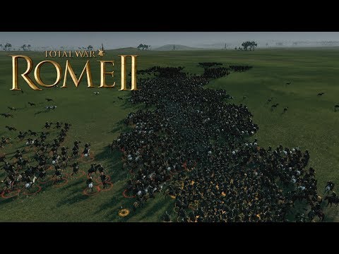 Rome: Total War 2 Massive Battles - 1600 Spearmen vs 1600/3200 Cavalry [Ultra/1080p]