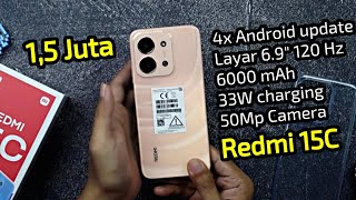 1,5 juta worth it gak? Redmi 15C unboxing