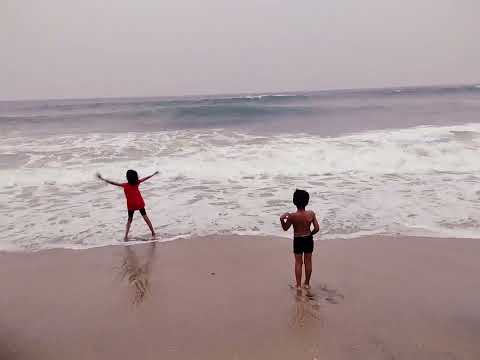 Beach play by UR Harini & UR Srivatsan