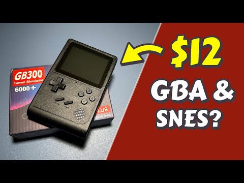 NEW $12 Budget Retro Handheld | GB300 - Unboxing, Size comparison & First power on