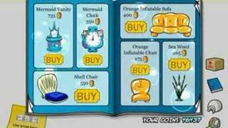 Club Penguin Furniture Catalog Secrets for June-July 2008