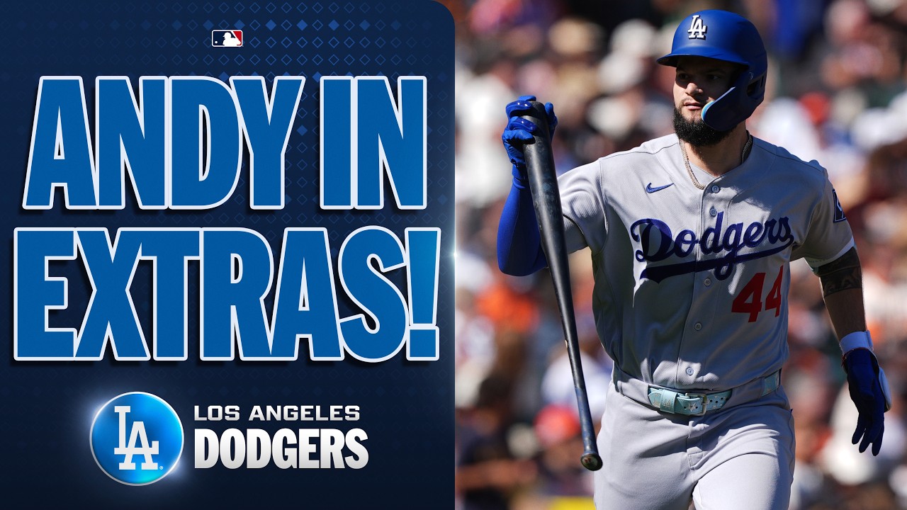 Andy Pages LAUNCHES a THREE-RUN HOMER in extras for the Dodgers! 😱🔥 | MLB Highlights