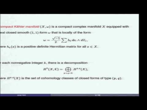 Hard Lefschetz Theorem and Hodge-Riemann Relations for Combinatorial Geometries - June Huh