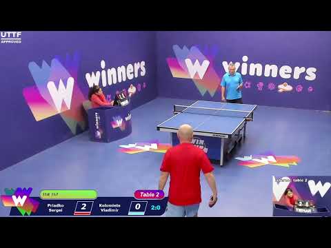 WINners CUP table 2  09.01 Priadko Sergei - Kolomiets Vladimir   10:00