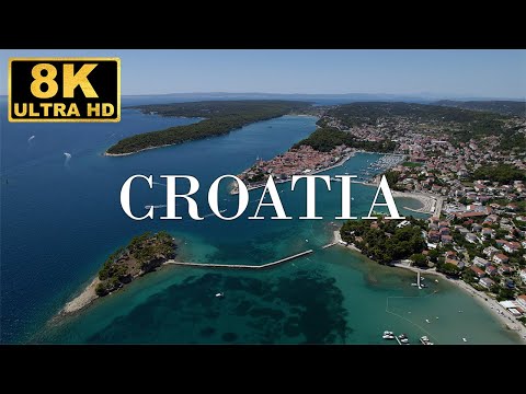 🌴 8K Ambient Drone Video - Rab Island - Croatia 🌴 8K Video and Drone Footage