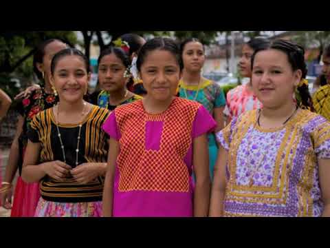 Costumes of Tehuana, Oaxaca, Mexico