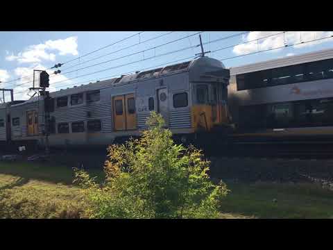 NR57/NR76/NR95 Leads 5YN3 and crawls past ingleburn doing 10km/h