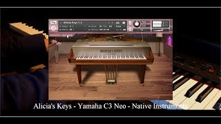Video thumbnail for Alicia's Keys - Yamaha C3 Neo - Native Instruments - Piano VST Demo by Alain Chomik | Piano Covers