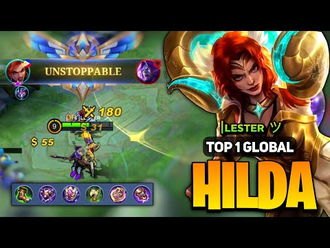 Hilda Full Tank Build! Post Buff [ Top 1 Global Hilda Best Build 2022 ] |ʟᴇsᴛᴇʀ ツ - Mobile Legends