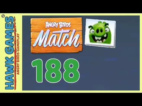 Angry Birds Match ⭐ Level 188 - Walkthrough, No Boosters
