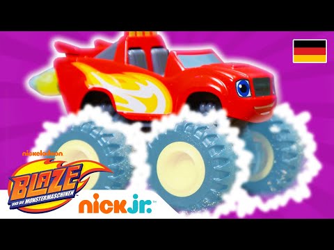 Blaze und seine Superpower Reifen gegen den Riesen-Backautomat! | Blaze und die Monster-Maschinen