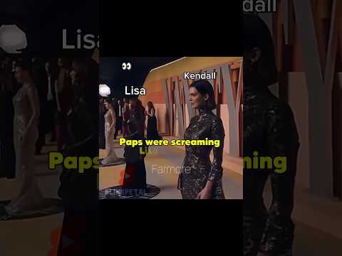 Self made queen lalisa! 👑💖(no hate to Kendall )#blackpink #shorts #lisa