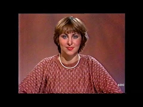 TSW announcer Caroline Oldrey in-vision & adverts 8th January 1984 1 of 3