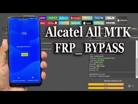 Alcatel 3X 2020 5061K 5061U 5061 FRP Bypass Unlock Tool