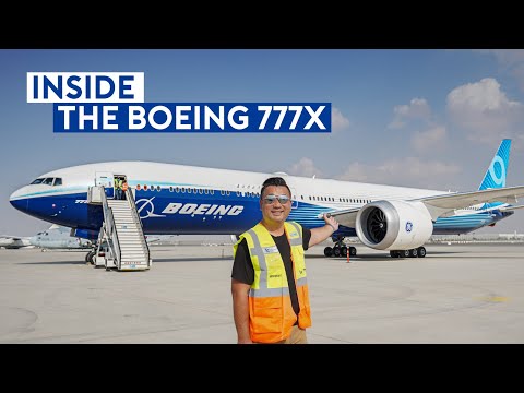 Take A Peek Inside The Experimental Boeing 777X At The Dubai Airshow