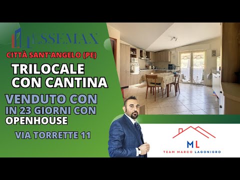 VENDUTO IN 23 GIORNI TRILOCALE  A CITTà SANT ANGELO PESCARA. ALTA EFFICENZA ENERGETICA CON OPENHOUSE