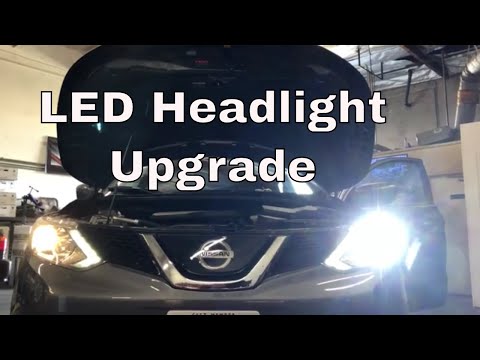 DIY: 14-19 Nissan Rogue LED Headlight upgrade Install