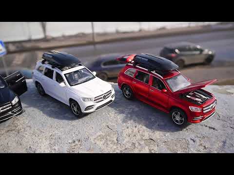 Металлическая машинка ChiMei Model 1:32 «Mercedes-Benz GLS 580» CM304, инерционная, свет, звук / Микс