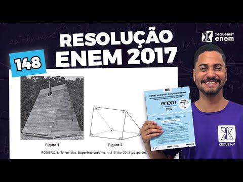 🟣 Question 148 - Blue Notebook | Spatial Geometry | MATHEMATICS ENEM 2017