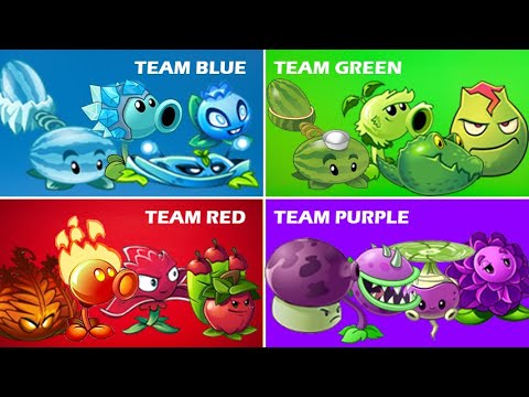 Random 4 Best Plant Teams - Who Will Win? - PvZ 2 Team Plant