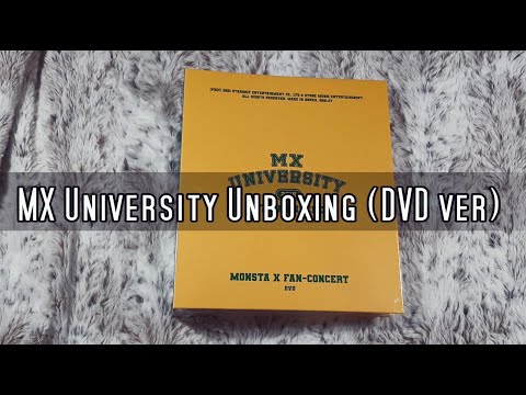 (Unboxing) MONSTA X - MX University Fan-Concert (DVD Version)