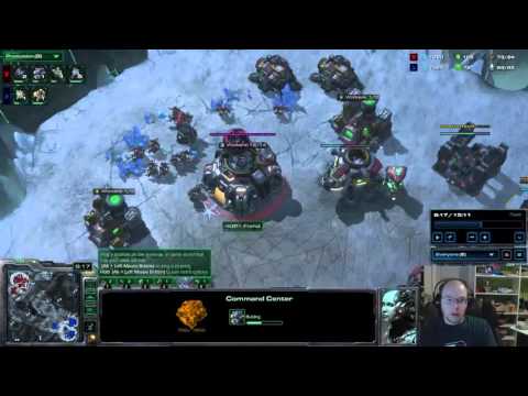 sc2 lotv Platinum TvP - Marines, Medivacs, Widow mines, Liberators