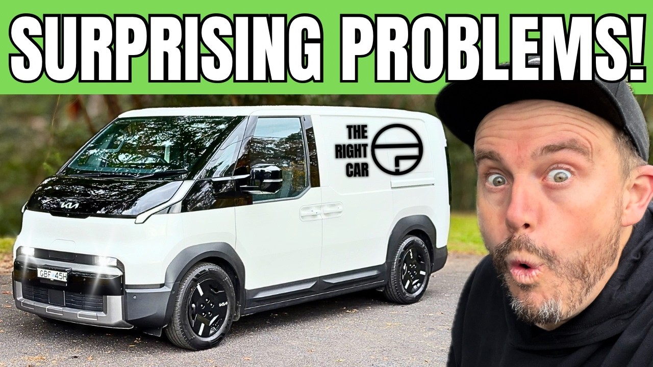 I was SHOCKED by some of the issues here... Kia PV5 Cargo review Australia (EV van test)