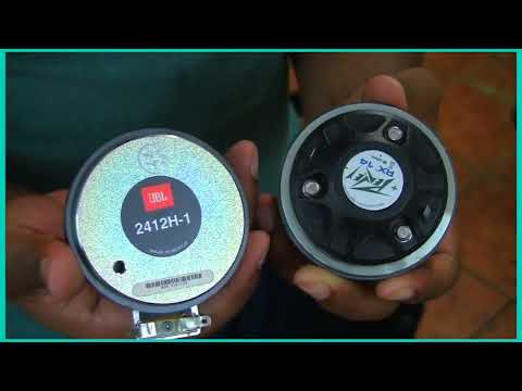 Peavey RX14 Compression Driver, inside JBL 115 Speaker Cabinet!