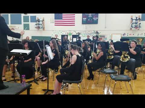 Croft 7th and 8th grade band spring 2018 star wars