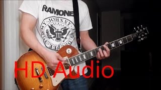 Ramones – Gimme Gimme Shock Treatment (Guitar Cover), Barre Chords, Downstroking, Johnny Ramone