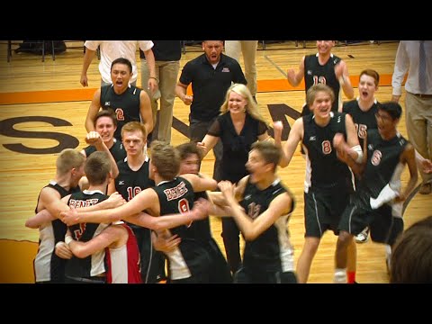 Benet Academy vs. Wheaton Warrenville South Regional Boys Volleyball, May 27, 2015