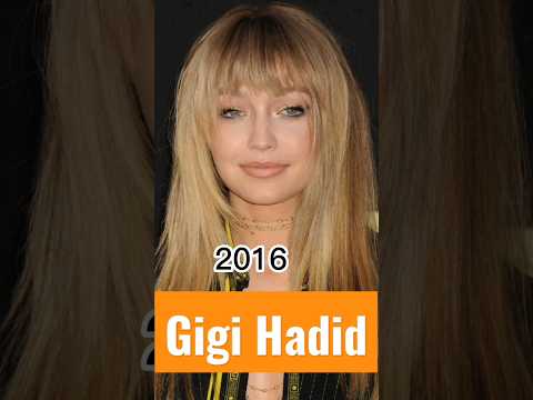 The Evolution of Gigi Hadid Through the Years: A Fashion Icon in the Making #shortvideo #shorts