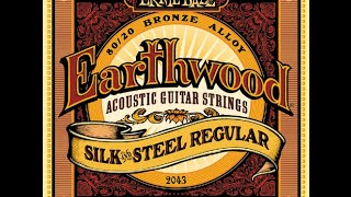 Ernie Ball 2045 Earthwood 80/20 Bronze Silk and Steel Soft Acoustic Guitar Strings Review